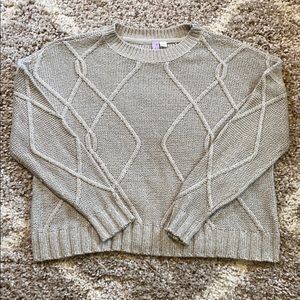 Alya knitted sweater 3/4 sleeves size large